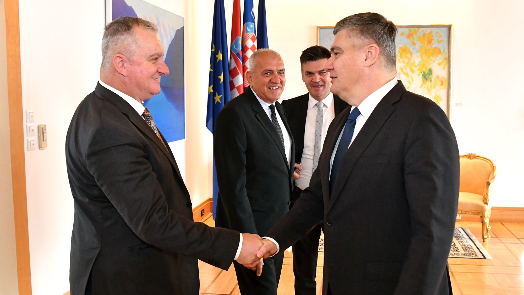 Milanović primio predstavnike hrvatskih političkih stranaka u BiH