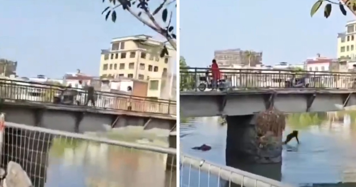 Širi se snimka iz Kine: Muškarac se posvađao sa suprugom pa bacio dijete s mosta