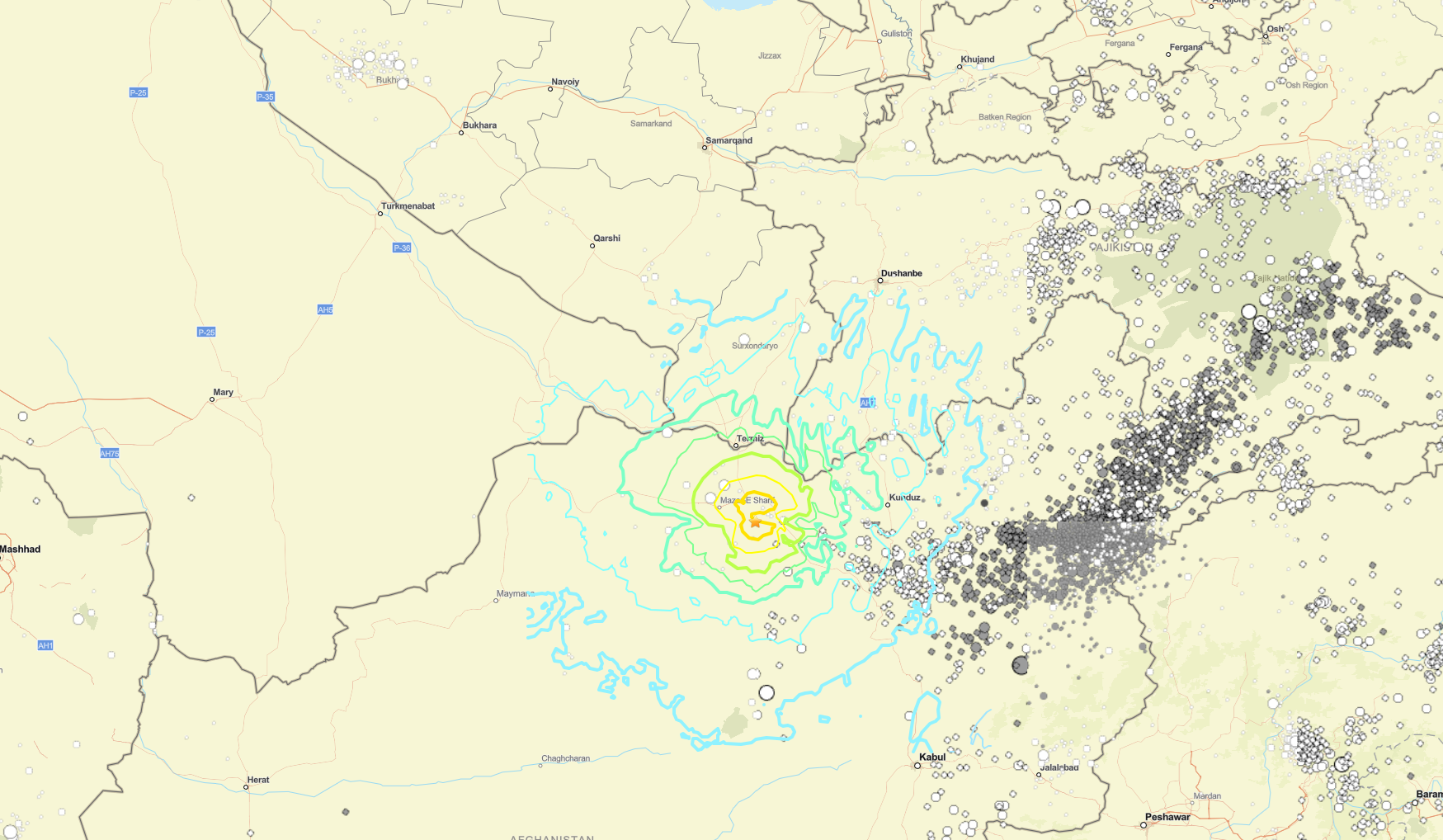 Snažan potres od 6.3 pogodio sjeverni Afganistan