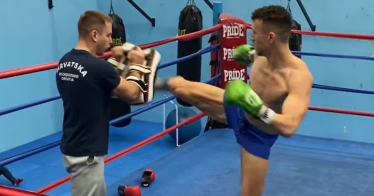 Perišić kao Cro Cop, pogledajte kako se snašao u kikboksu