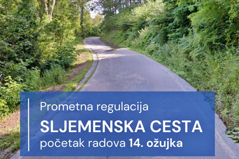 Kreću radovi na Sljemenskoj cesti