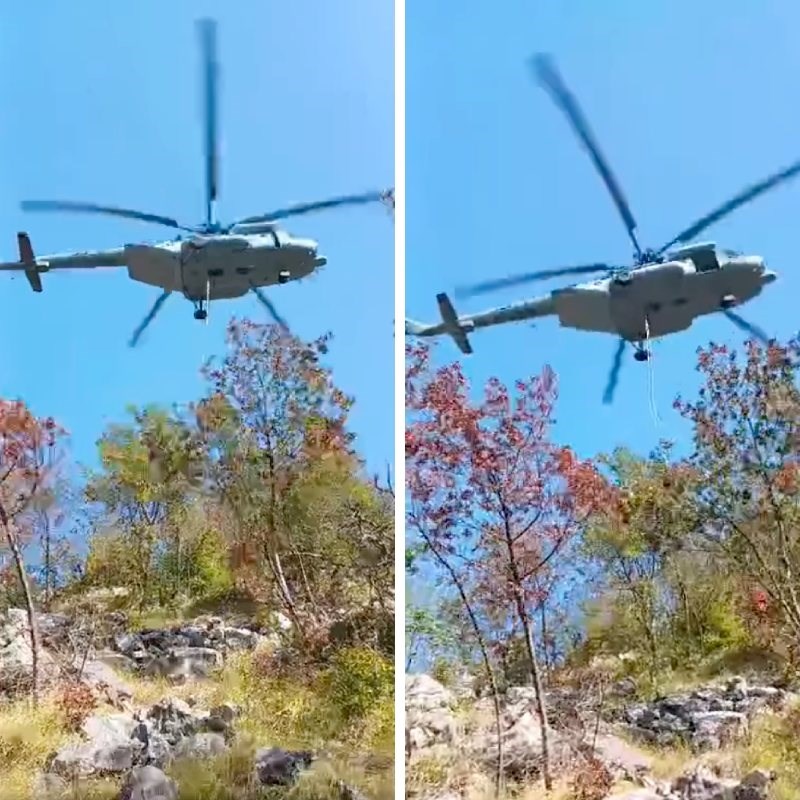 VIDEO HGSS spašavao srčanog bolesnika na Krupi. Helikopterom je prebačen u bolnicu