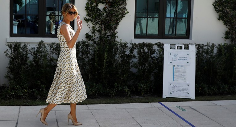 Melania Trump glasala na Floridi, nosila je haljinu od 29.000 kuna