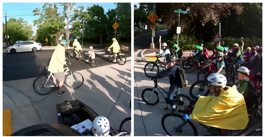 Hit na TikToku: Nastavnik svakog tjedna u školu vodi stotine učenika na biciklima