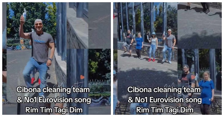Pogledajte Rim Tim Tagi Dim ples volontera koji su čistili Cibonu od grafita