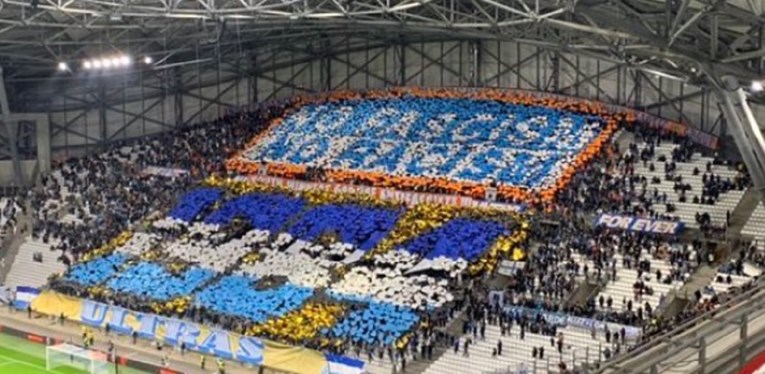 Pogledajte koreografiju navijača Marseillea protiv Lazija: Ne fašizmu, ne rasizmu