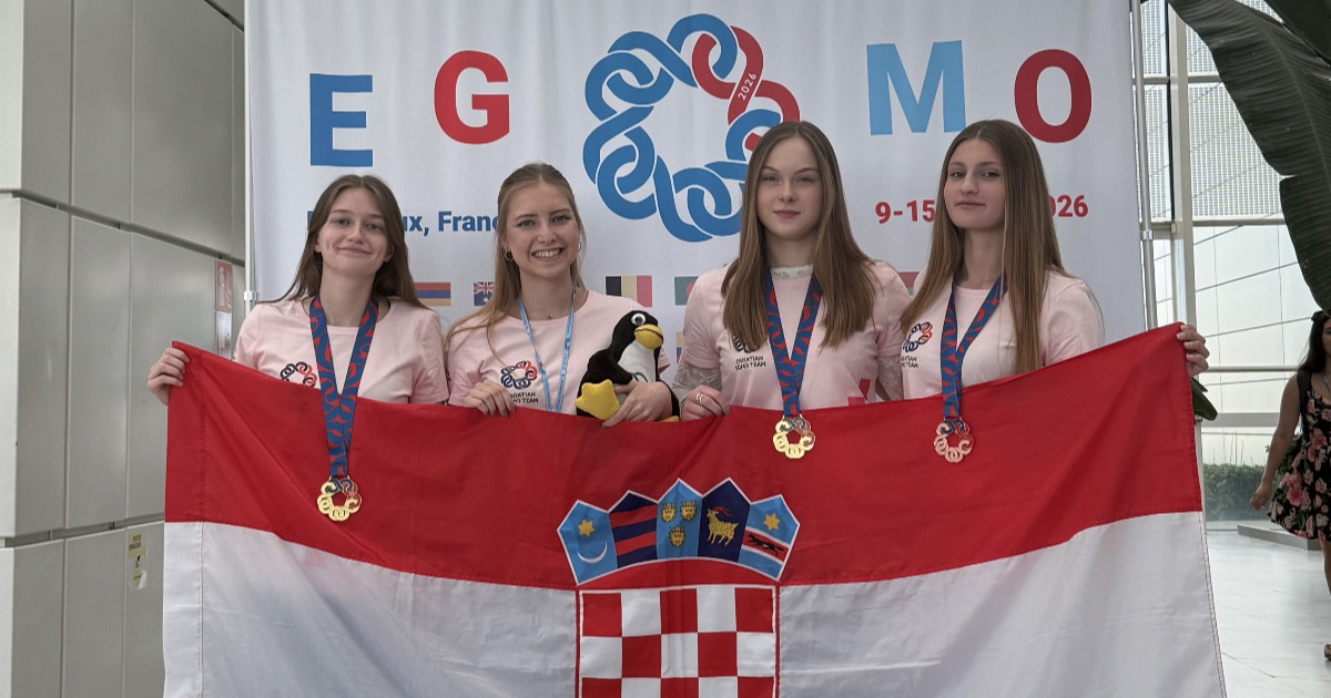 Hrvatske matematičarke briljirale na matematičkoj olimpijadi, osvojile su tri medalje