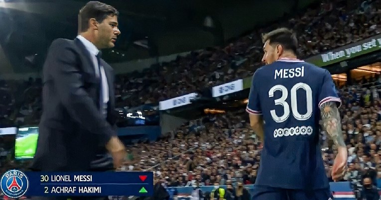 VIDEO Messi se naljutio kad ga je Pochettino zamijenio. Odbio mu je dati ruku