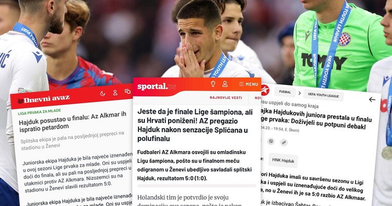 Regionalni mediji o Hajduku: Bruka, poniženje, debakl...