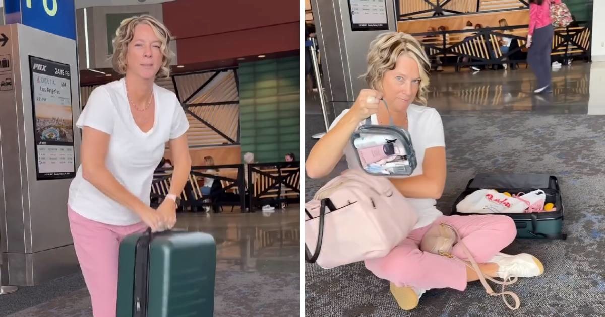 Žena pilota pokazala trik kako unijeti treću torbu na let, ljudi su oduševljeni