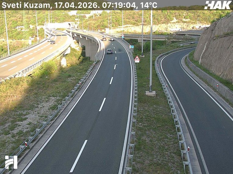 Prometna na autocesti kod Bakra