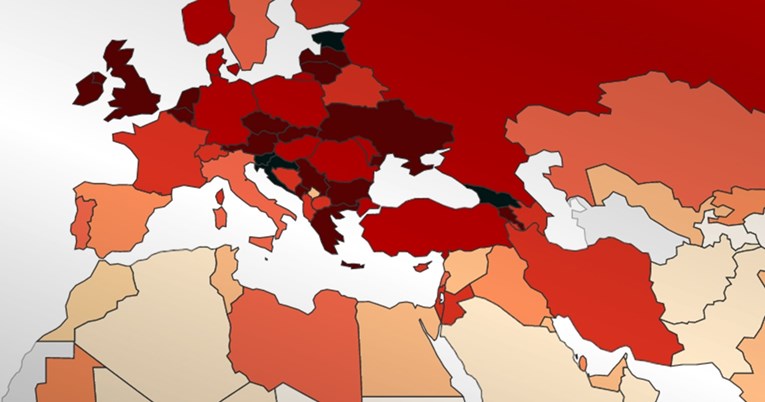 Hrvatska je treća u svijetu po broju novozaraženih