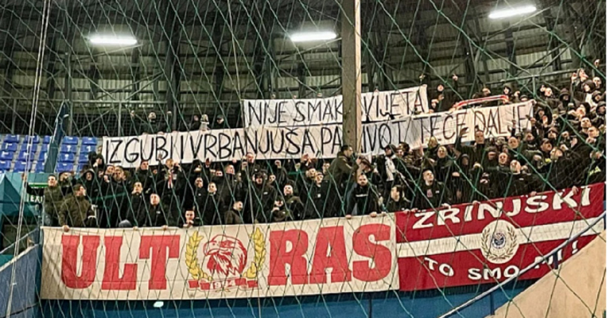 Navijači Zrinjskog uzvratili Manijacima citatom iz "Lud, zbunjen, normalan"