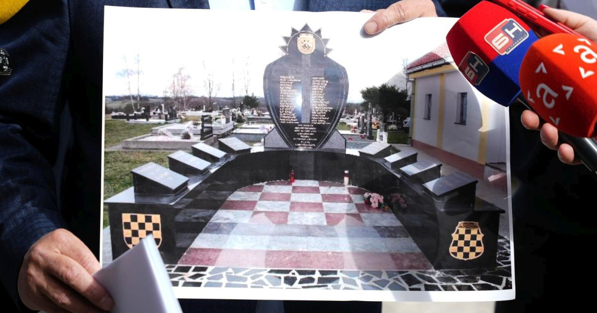 Uklonjeno spomen-obilježje HVO-a u BiH. "Pokušaj zatiranja tragova Hrvata"