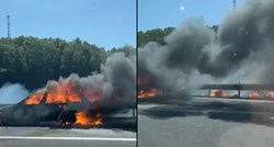 Kilometarske kolone na autocestama: Kod Brinja izgorio auto, na A1 više nesreća