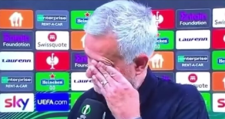 Mourinho se slomio pred kamerama nakon utakmice u Tirani