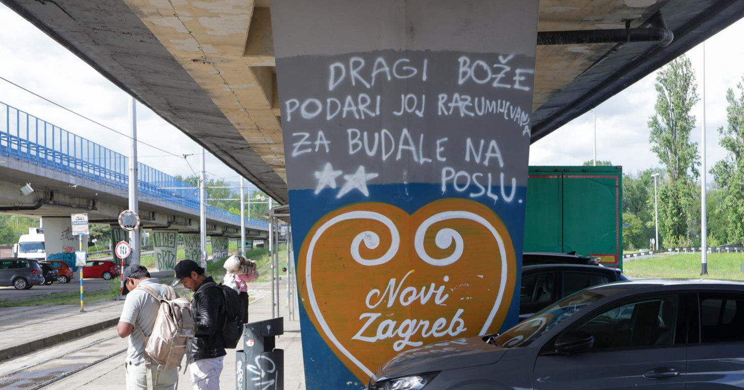 Ispod Mosta slobode nalazi se grafit s porukom u kojoj će se mnogi pronaći 🤭
