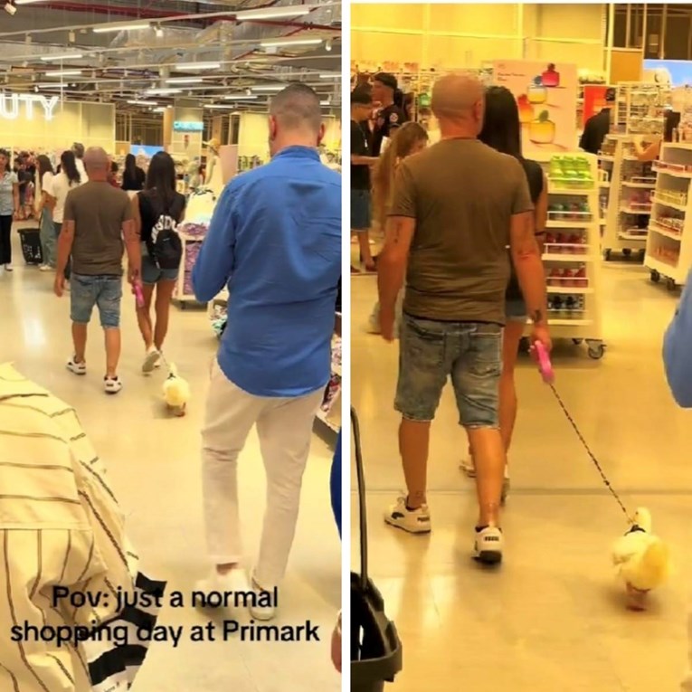 Tip ušao u Primark s patkom na uzici, ljudi zbunjeni: "To su neka drugačija pravila?"
