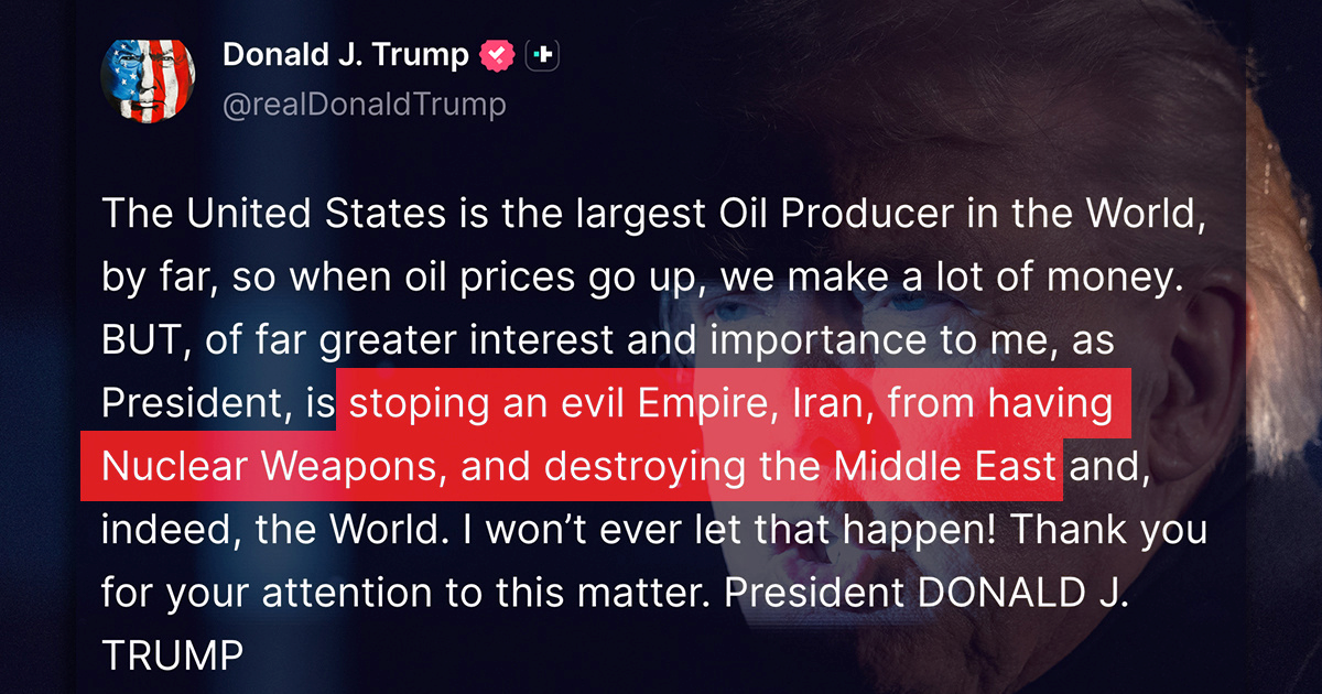 Trump: Zarađujemo mnogo novca. ALI, imam puno važniji cilj