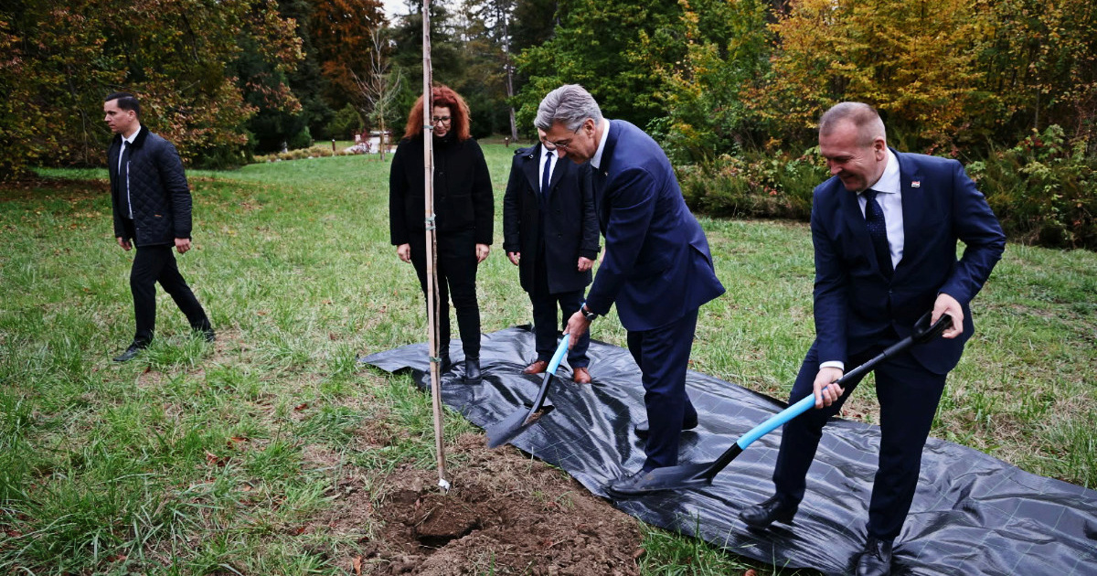 FOTO Plenković otvorio obnovljeni park prirode i botanički vrt kod Varaždina