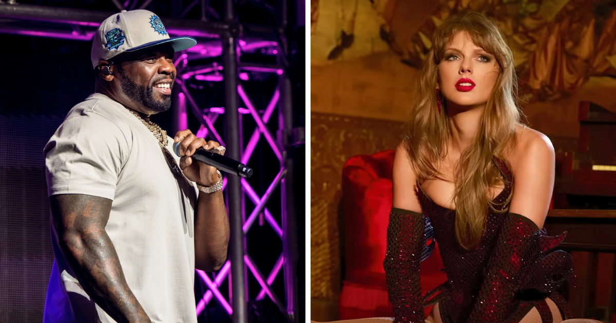 50 Cent se hvali da je jedini celebrity spomenut na novom albumu Taylor Swift. Hm 🤔