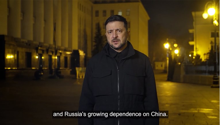 Zelenski: U ruskoj povijesti nitko nikada nije toliko ovisio o Kini