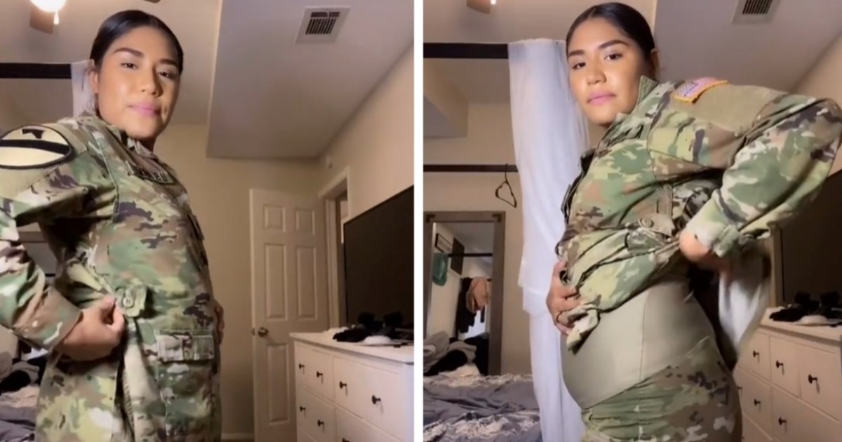Vojnikinja pokazala kako izgleda trudnička uniforma, skupila 2.7 milijuna pregleda