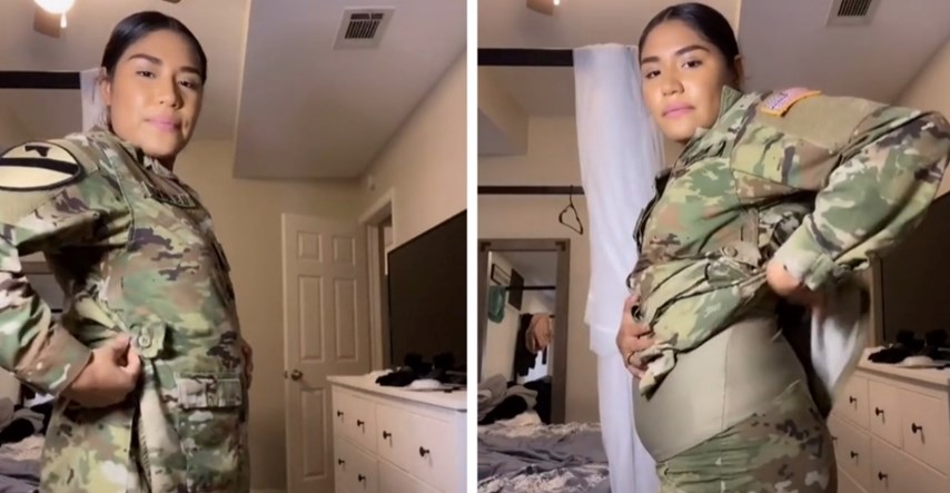 Vojnikinja pokazala kako izgleda trudnička uniforma, skupila 2.7 milijuna pregleda