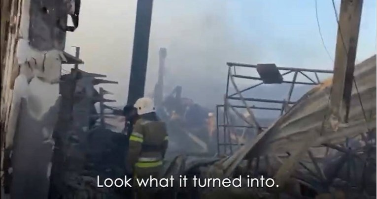Stigla snimka iz raketiranog šoping-centra u Ukrajini: "Pogledajte što je ostalo"