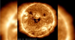 NASA objavila fotku Sunca koje izgleda kao da se smije, prizor je hit
