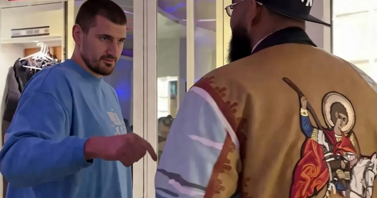 VIDEO Jokićeva reakcija na Townsovu jaknu sa Svetim Jurajem je viralna