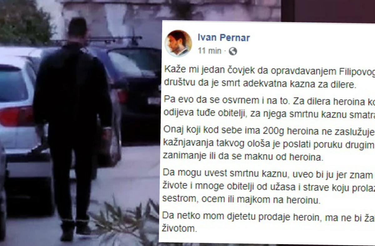 Pernar: Onaj tko ima 200 grama heroina ne zaslužuje živjeti