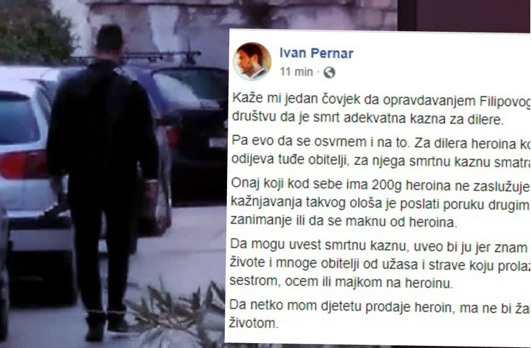 Pernar: Onaj tko ima 200 grama heroina ne zaslužuje živjeti