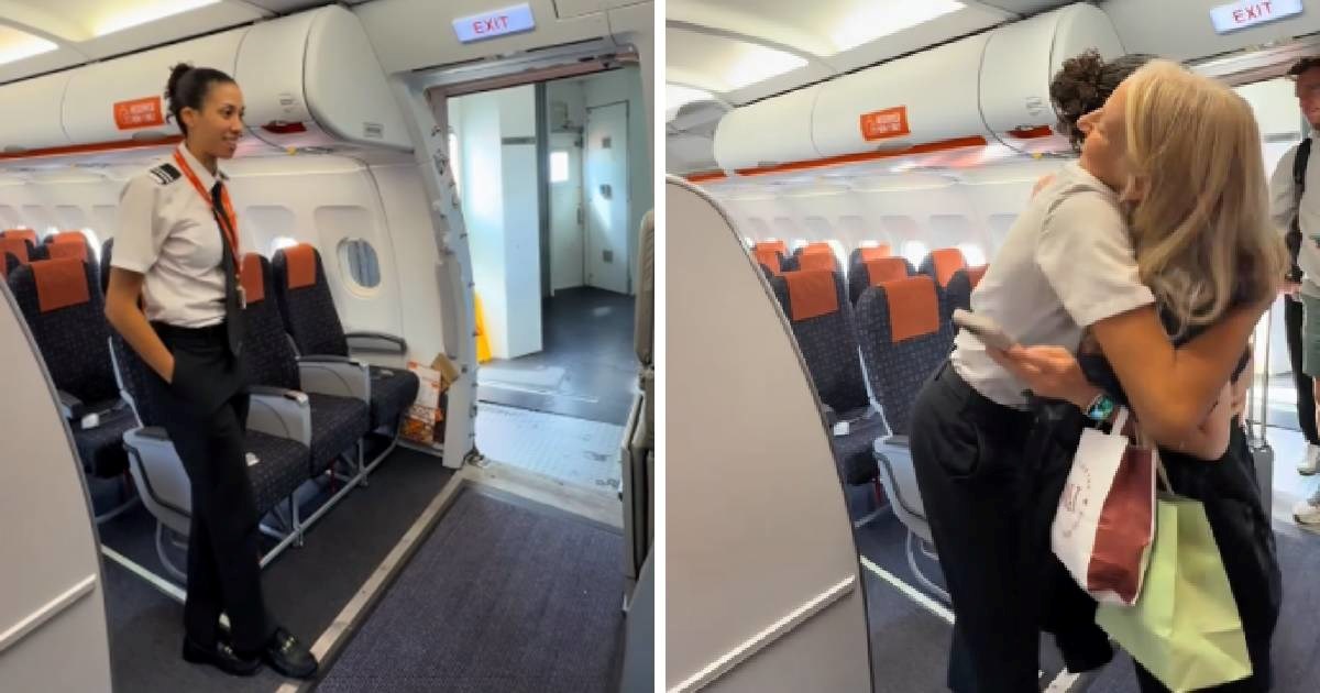 Pilotkinja prvi put prevozila posebnu putnicu, snimka rasplakala mnoge