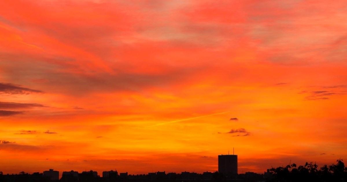 Ovako je jutros izgledao izlazak sunca u Zagrebu