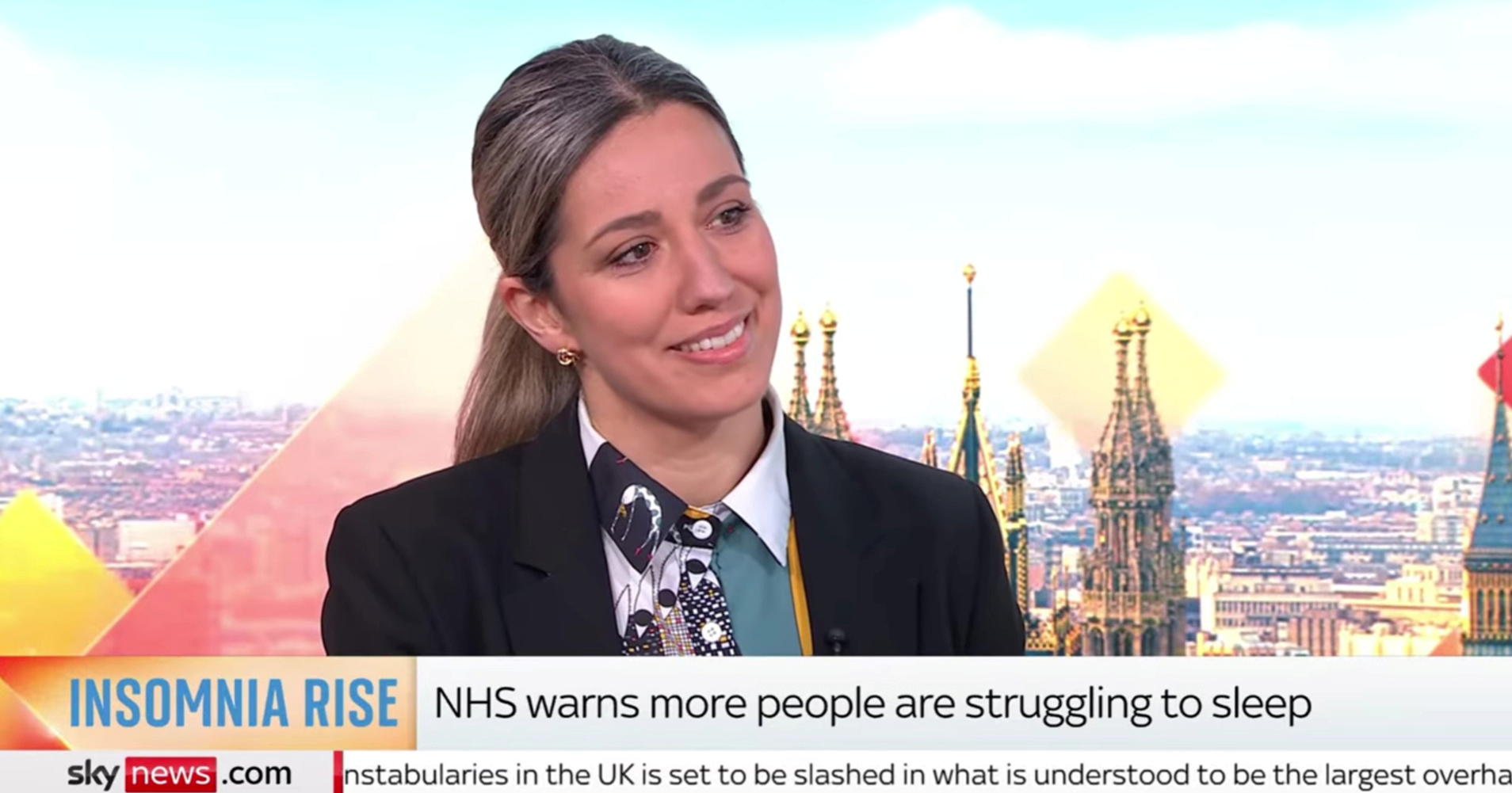 Sanaderova kći na britanskom Sky Newsu govorila o poremećajima spavanja