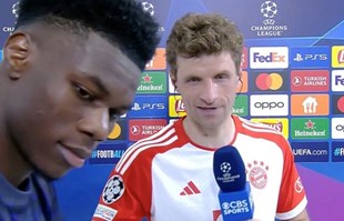 VIDEO Müllerov intervju uživo prekinuo je igrač Reala