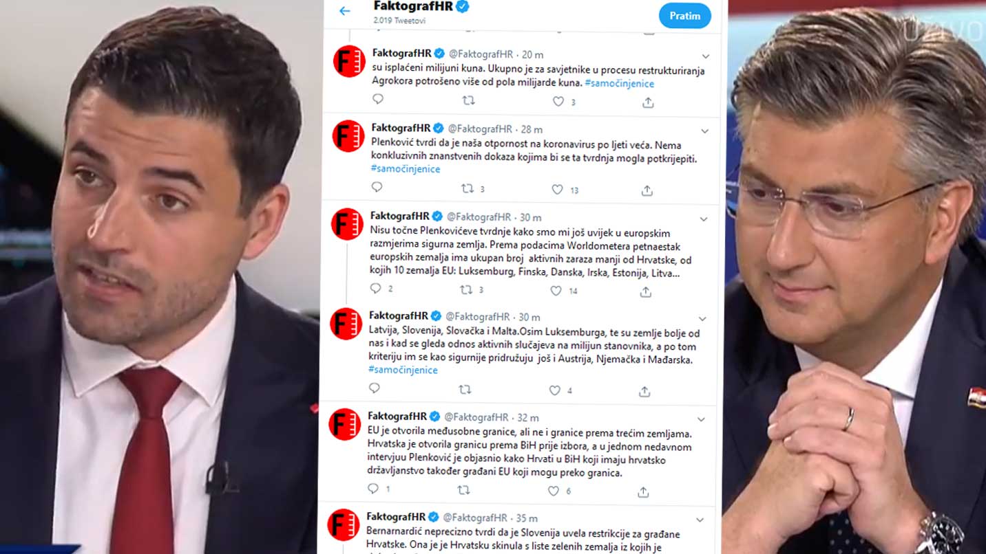 Što je netočno izrekao Plenković, a što Bernardić?