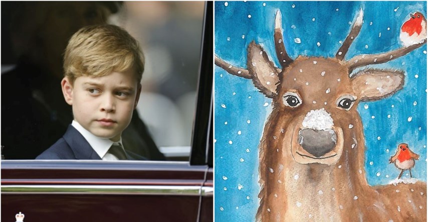 Princ William i Kate čestitali Božić čestitkom koju je naslikao njihov 9-godišnji sin