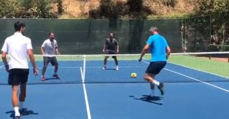 VIDEO Đoković i Ivanišević zaigrali nogotenis u Marbelli