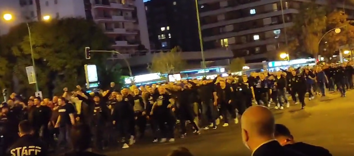 VIDEO Pogledajte veliki korteo Boysa uoči utakmice sa Sevillom