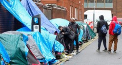 VIDEO Stotine migranata podigle šatore u centru Dublina. Danas su rastjerani