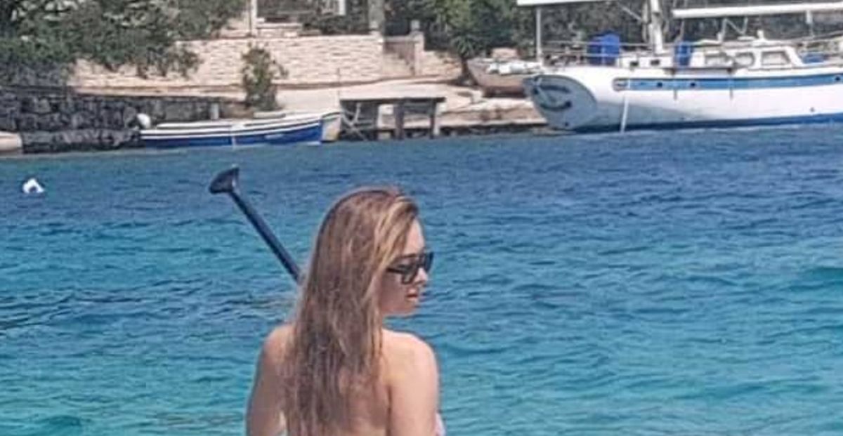 Lidija Bačić u badiću sjela na dasku i zaveslala, fanovi poručili: "Blago dasci"