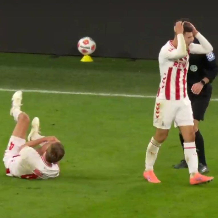 VIDEO Jeziva ozljeda igrača u Bundesligi. Svi su se hvatali za glavu