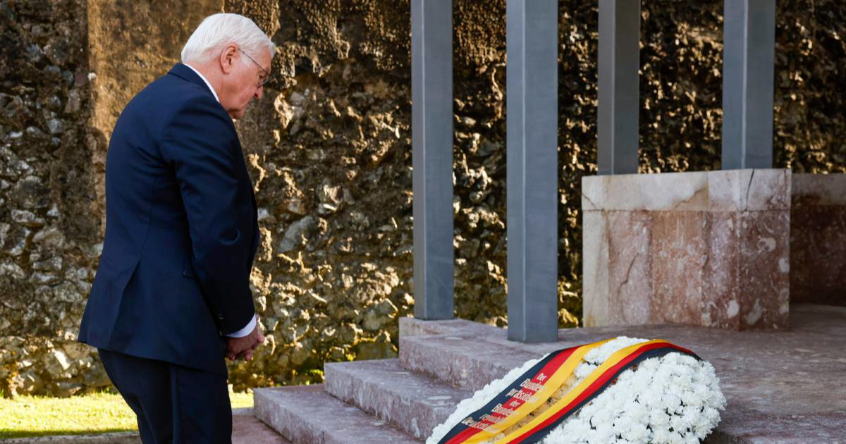 FOTO Njemački predsjednik u Španjolskoj: “Zločin su počinili Nijemci, ne zaboravite”