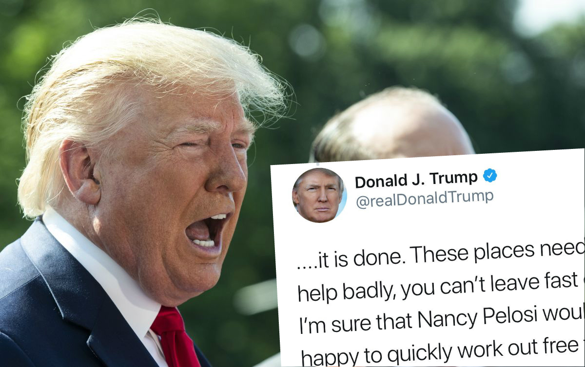 Trump u središtu rasističkog skandala zbog objave na Twitteru