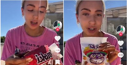 VIDEO Australska tiktokerica probala hrvatske slatkiše, Bananko joj je užas