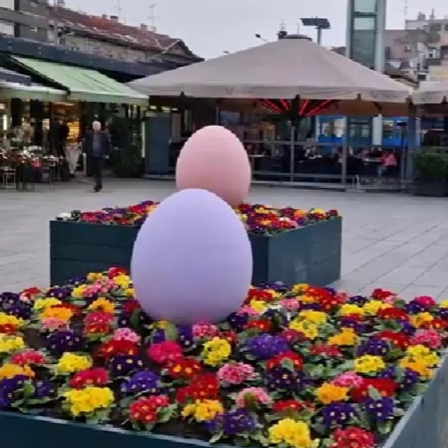 VIDEO Pogledajte kako je ukrašen zagrebački Kvatrić ususret Uskrsu