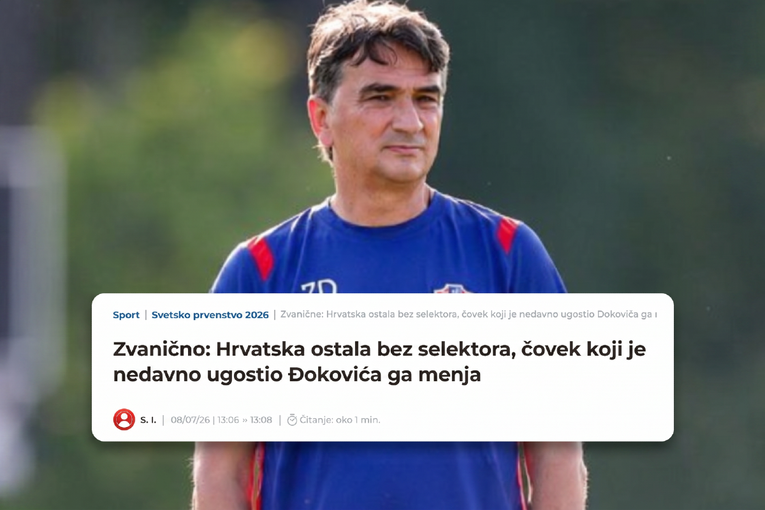 Mediji iz regije: Dalića mijenja čovjek koji je nedavno ugostio Đokovića