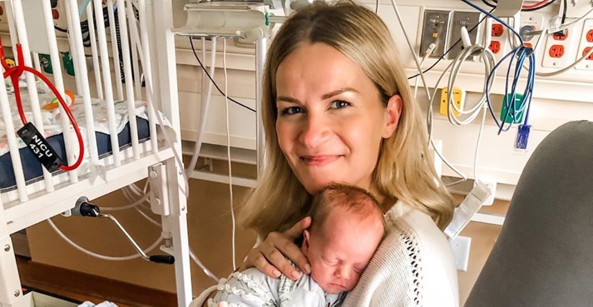 Mama zaražena covidom-19 koja je rodila u komi konačno je primila svoju bebu u ruke